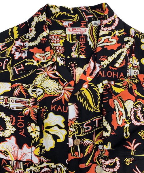 Sun Surf（サンサーフ）Sun Surf (サンサーフ) アロハシャツ ブラック サイズ:Mの古着・服飾アイテム