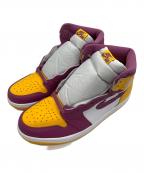 NIKEナイキ）の古着「AIR JORDAN 1 RETRO HIGH OG」｜パープル×イエロー