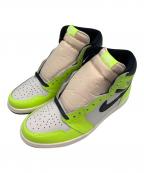 NIKEナイキ）の古着「JORDAN BRAND AIR JORDAN 1 RETRO HIGH」｜ホワイト×グリーン