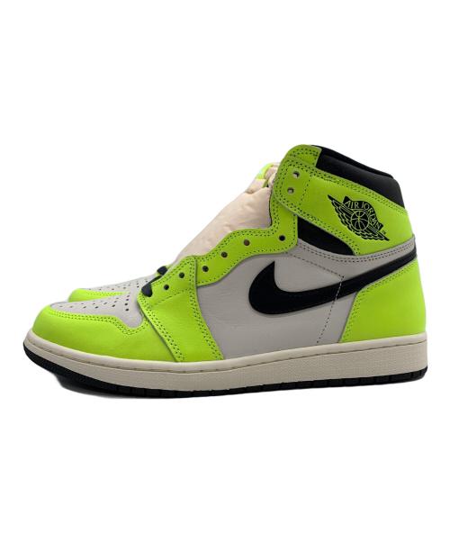 NIKE（ナイキ）NIKE (ナイキ) JORDAN BRAND AIR JORDAN 1 RETRO HIGH ホワイト×グリーン サイズ:28.5 未使用品の古着・服飾アイテム