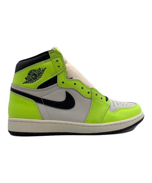 NIKE（ナイキ）NIKE (ナイキ) JORDAN BRAND AIR JORDAN 1 RETRO HIGH ホワイト×グリーン サイズ:28.5 未使用品の古着・服飾アイテム