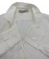 中古・古着 JIL SANDER (ジルサンダー) フリルシャツ ホワイト サイズ:34：8000円