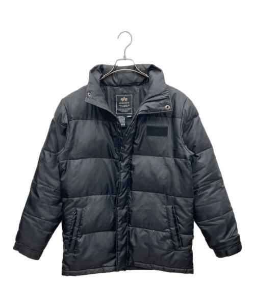 ALPHA INDUSTRIES（アルファインダストリーズ）ALPHA INDUSTRIES (アルファインダストリーズ) ダウンジャケット ブラック サイズ:Lの古着・服飾アイテム