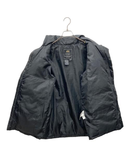 ALPHA INDUSTRIES（アルファインダストリーズ）ALPHA INDUSTRIES (アルファインダストリーズ) ダウンジャケット ブラック サイズ:Lの古着・服飾アイテム