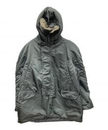 ALPHA INDUSTRIES（アルファインダストリーズ）の古着「N3Bジャケット」｜グリーン