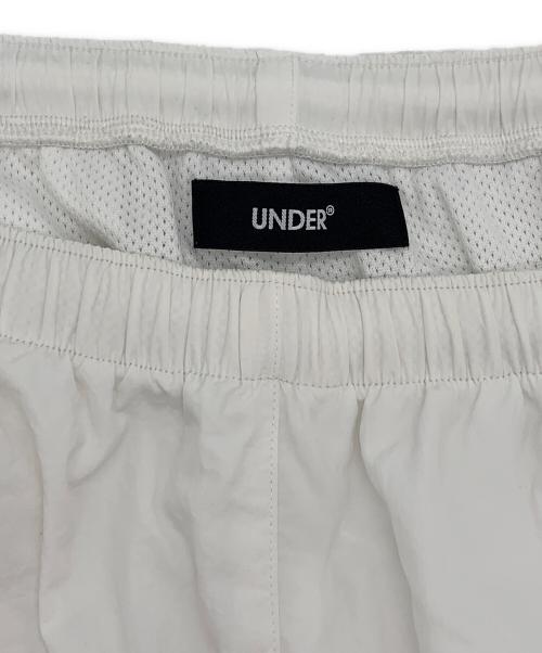 UNDER R（アンダーアール）UNDER R (アンダーアール) ナイロントラックパンツ ホワイト サイズ:Ｌの古着・服飾アイテム
