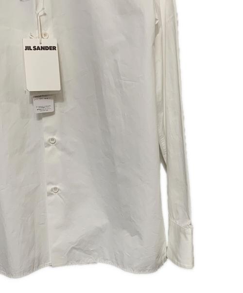 JIL SANDER（ジルサンダー）JIL SANDER (ジルサンダー) オーガニックコットンポプリンシャツ ホワイト サイズ:40 未使用品の古着・服飾アイテム