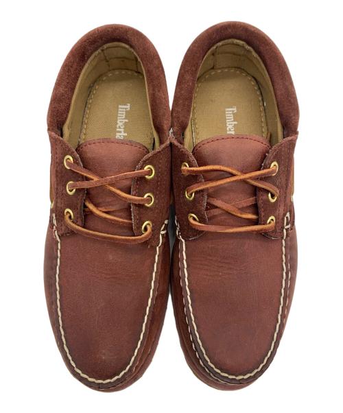 Timberland（ティンバーランド）Timberland (ティンバーランド) デッキシューズ レッド サイズ:7Ｗの古着・服飾アイテム