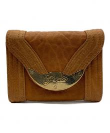 FENDI（フェンディ）の古着「コンパクトウォレット」｜ブラウン
