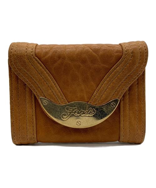 FENDI（フェンディ）FENDI (フェンディ) コンパクトウォレット ブラウンの古着・服飾アイテム