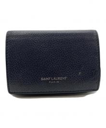 Saint Laurent Paris（サンローランパリ）の古着「コンパクトウォレット」｜ネイビー