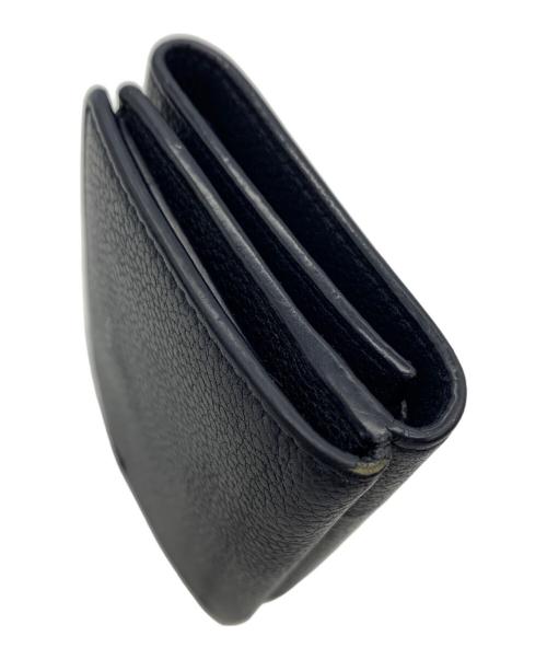 Saint Laurent Paris（サンローランパリ）Saint Laurent Paris (サンローランパリ) コンパクトウォレット ネイビーの古着・服飾アイテム