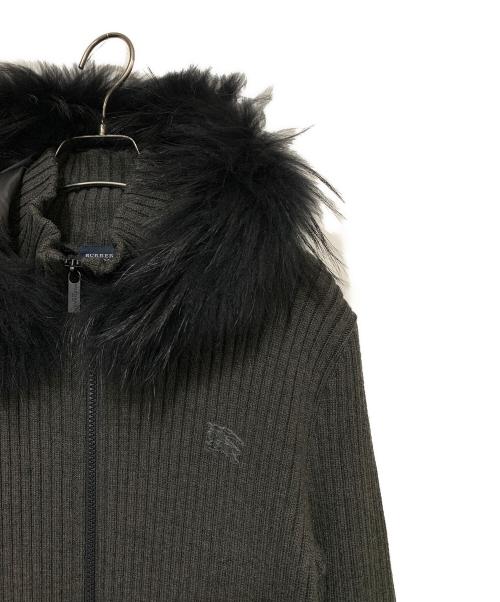 BURBERRY GOLF（バーバリーゴルフ）BURBERRY GOLF (バーバリーゴルフ) ニットジャケット グレー サイズ:Mの古着・服飾アイテム