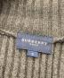 中古・古着 BURBERRY GOLF (バーバリーゴルフ) ニットジャケット グレー サイズ:M：6000円