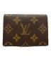 LOUIS VUITTON（ルイ ヴィトン）の古着「アンヴェロップ カルト ドゥ ヴィジット」｜ブラウン