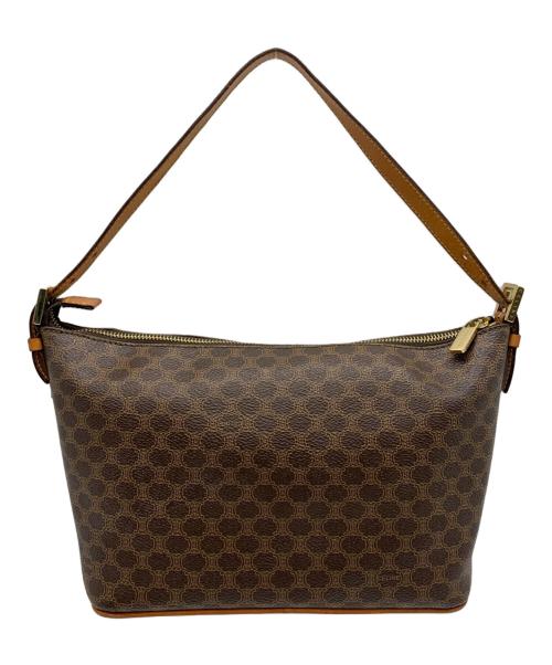 CELINE（セリーヌ）CELINE (セリーヌ) マカダム柄 ワンショルダーバッグ ブラウンの古着・服飾アイテム