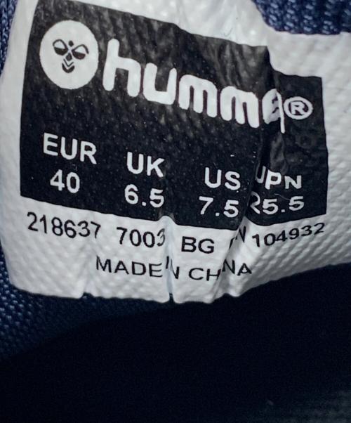 hummel（ヒュンメル）hummel (ヒュンメル) スニーカー ネイビー サイズ:25.5 未使用品の古着・服飾アイテム