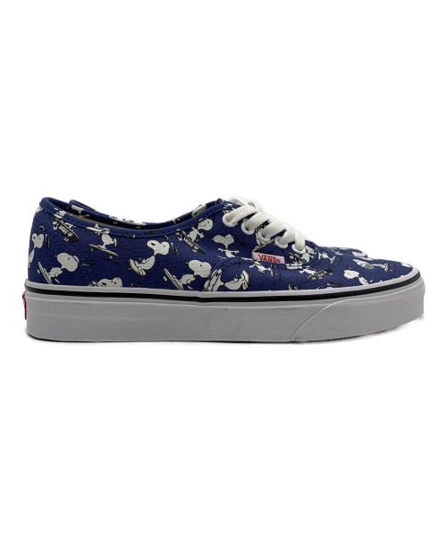 PEANUTS（ピーナッツ）PEANUTS (ピーナッツ) VANS (ヴァンズ) PEANUTSコラボスニーカー ブルー サイズ:25 未使用品の古着・服飾アイテム