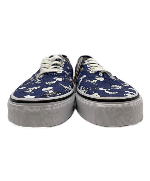 PEANUTS（ピーナッツ）PEANUTS (ピーナッツ) VANS (ヴァンズ) PEANUTSコラボスニーカー ブルー サイズ:25 未使用品の古着・服飾アイテム