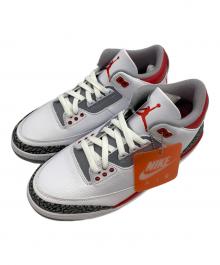 NIKE（ナイキ）の古着「Air Jordan 3 Retro OG "Fire Red"」｜ホワイト×レッド