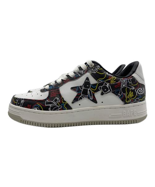 BAPESTA（ベイプスタ）BAPESTA (ベイプスタ) BAPE STA™ CAMO BLACK ホワイト×ブラック サイズ:26.5の古着・服飾アイテム