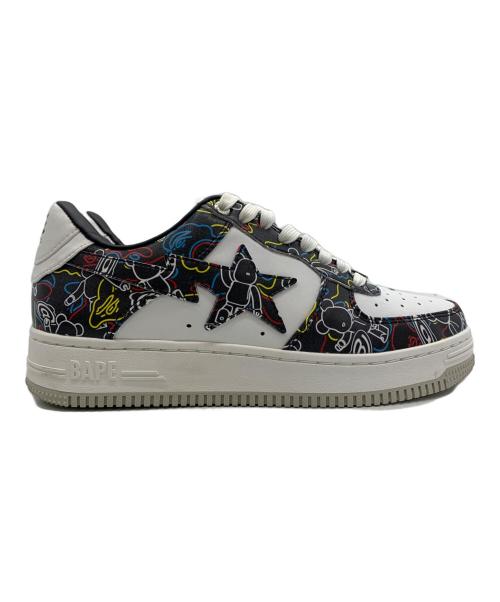 BAPESTA（ベイプスタ）BAPESTA (ベイプスタ) BAPE STA™ CAMO BLACK ホワイト×ブラック サイズ:26.5の古着・服飾アイテム