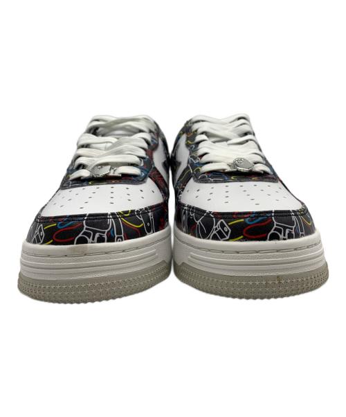 BAPESTA（ベイプスタ）BAPESTA (ベイプスタ) BAPE STA™ CAMO BLACK ホワイト×ブラック サイズ:26.5の古着・服飾アイテム
