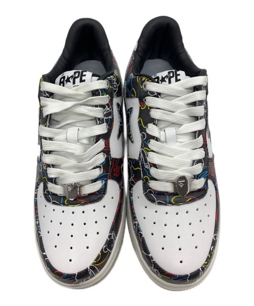 BAPESTA（ベイプスタ）BAPESTA (ベイプスタ) BAPE STA™ CAMO BLACK ホワイト×ブラック サイズ:26.5の古着・服飾アイテム