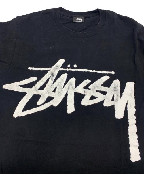 stussy（ステューシー）stussy (ステューシー) ロゴTee ブラック サイズ:Sの古着・服飾アイテム