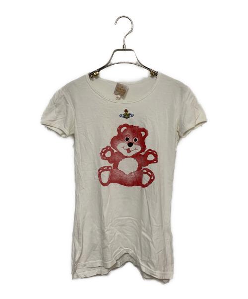 Vivienne Westwood（ヴィヴィアンウエストウッド）Vivienne Westwood (ヴィヴィアンウエストウッド) ベアーTシャツ ホワイト サイズ:XSの古着・服飾アイテム