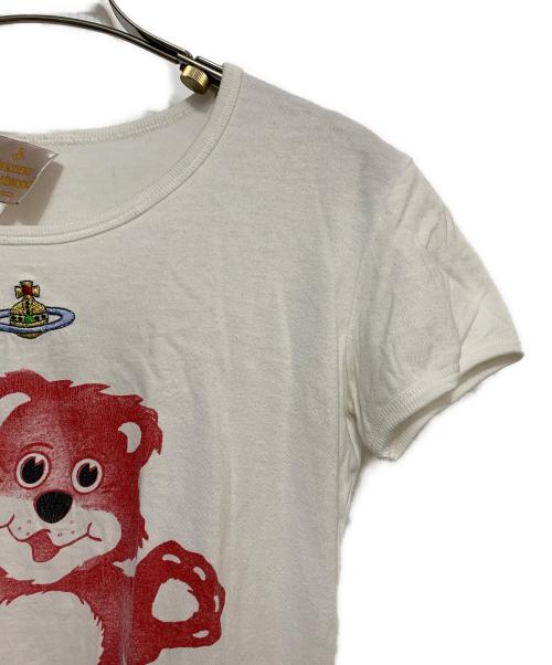 Vivienne Westwood（ヴィヴィアンウエストウッド）Vivienne Westwood (ヴィヴィアンウエストウッド) ベアーTシャツ ホワイト サイズ:XSの古着・服飾アイテム