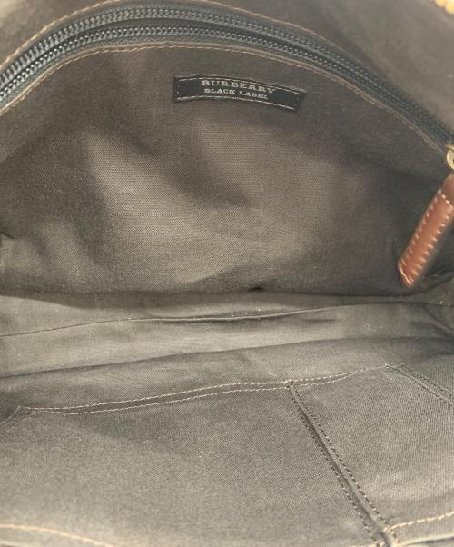 BURBERRY BLACK LABEL（バーバリーブラックレーベル）BURBERRY BLACK LABEL (バーバリーブラックレーベル) ショルダーバッグ ブラウンの古着・服飾アイテム