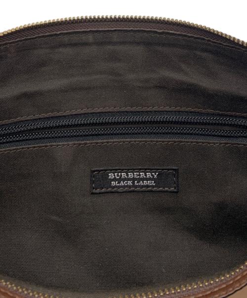 BURBERRY BLACK LABEL（バーバリーブラックレーベル）BURBERRY BLACK LABEL (バーバリーブラックレーベル) ショルダーバッグ ブラウンの古着・服飾アイテム