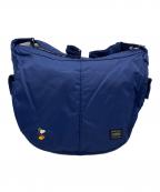 PORTER×JOE PORTERポーター×ジョーポーター）の古着「ROUND SHOULDER BAG」｜ブルー
