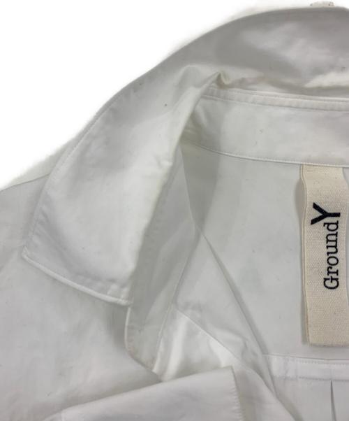 GROUND Y（グラウンドワイ）GROUND Y (グラウンドワイ) 長袖シャツ ホワイト サイズ:3の古着・服飾アイテム