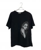 Yohji Yamamoto pour hommeヨウジヤマモト プールオム）の古着「22ss 天竺シャツ」｜ブラック