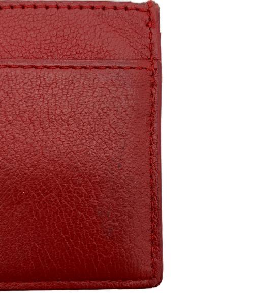 Yves Saint Laurent（イヴサンローラン）Yves Saint Laurent (イヴサンローラン) カードケース レッドの古着・服飾アイテム