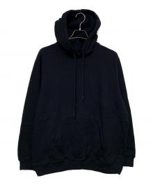MSGM（エムエスジーエム）の古着「フードロゴスウェットプルオーバーパーカー」｜ブラック