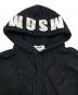中古・古着 MSGM (エムエスジーエム) フードロゴスウェットプルオーバーパーカー ブラック サイズ:M：12000円