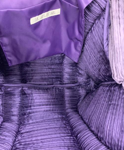 PLEATS PLEASE（プリーツプリーズ）PLEATS PLEASE (プリーツプリーズ) プリーツトートバッグ パープルの古着・服飾アイテム