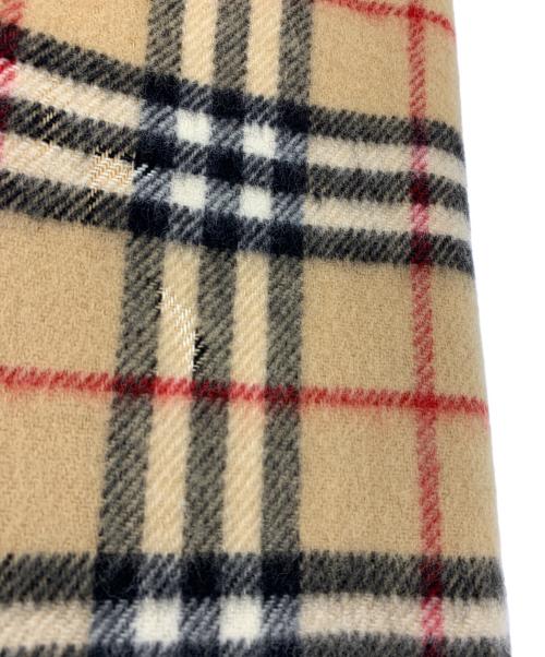 Burberry's（バーバリーズ）Burberry's (バーバリーズ) ウールマフラー ベージュの古着・服飾アイテム