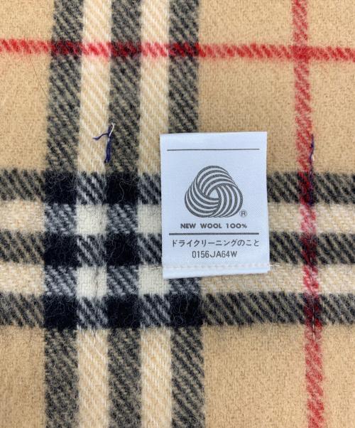 Burberry's（バーバリーズ）Burberry's (バーバリーズ) ウールマフラー ベージュの古着・服飾アイテム