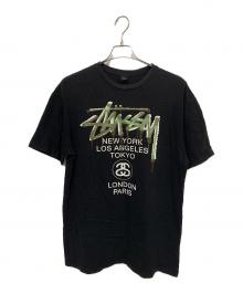 stussy（ステューシー）の古着「プリント Tee」｜ブラック