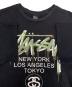 中古・古着 stussy (ステューシー) プリント Tee ブラック サイズ:XL：5000円