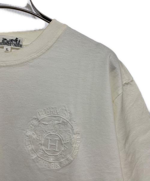 HERMES（エルメス）HERMES (エルメス) 半袖カットソー ホワイト サイズ:XLの古着・服飾アイテム