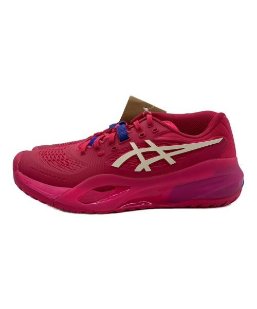 asics（アシックス）asics (アシックス) テニスシューズ ピンク サイズ:24.5 未使用品の古着・服飾アイテム