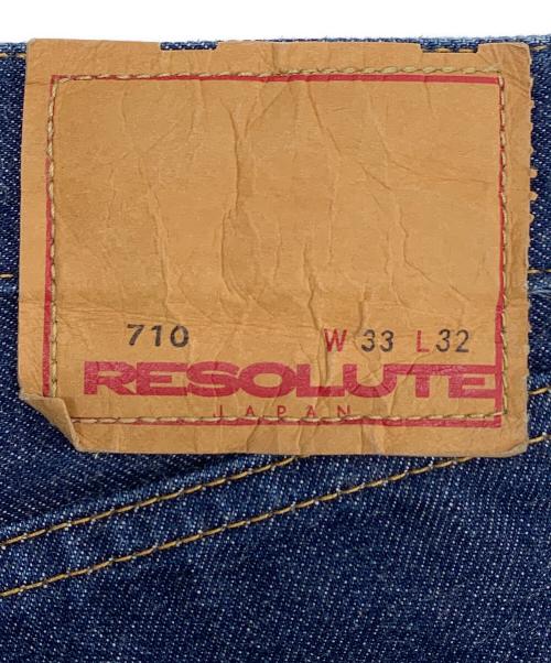 RESOLUTE（リゾルト）RESOLUTE (リゾルト) デニムパンツ ブルー サイズ:33×32の古着・服飾アイテム