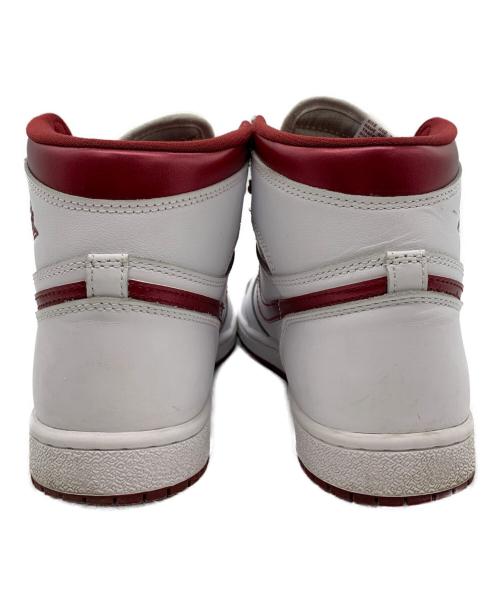 NIKE（ナイキ）NIKE (ナイキ) AIR JORDAN 1 HIGH 85 ホワイト×レッド サイズ:27.5cmの古着・服飾アイテム