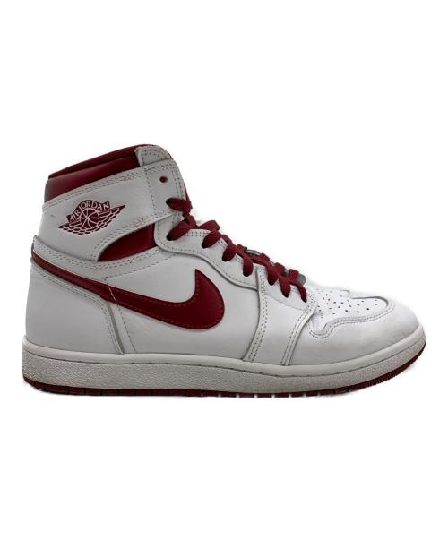 NIKE（ナイキ）NIKE (ナイキ) AIR JORDAN 1 HIGH 85 ホワイト×レッド サイズ:27.5cmの古着・服飾アイテム