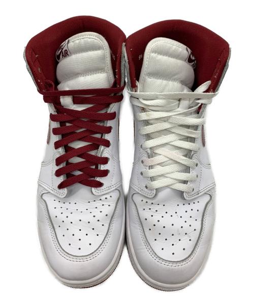 NIKE（ナイキ）NIKE (ナイキ) AIR JORDAN 1 HIGH 85 ホワイト×レッド サイズ:27.5cmの古着・服飾アイテム
